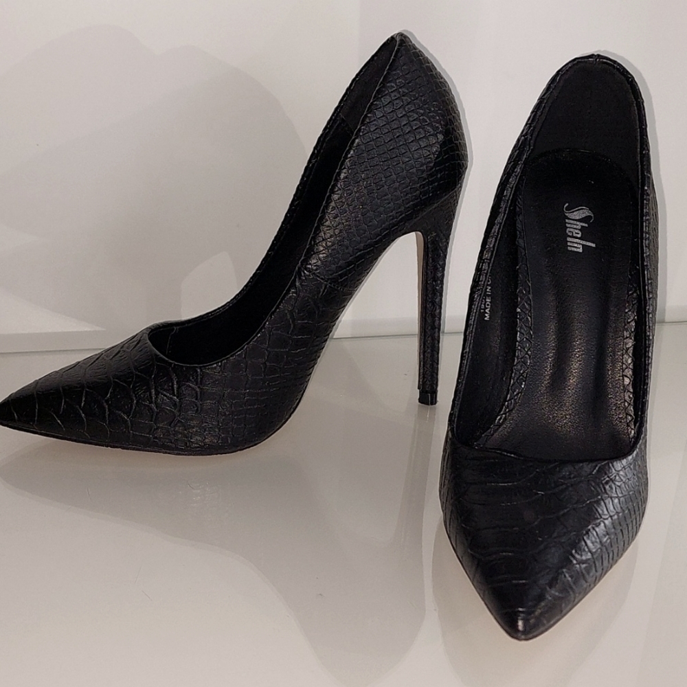 Classic black heels